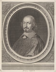 Kardinal Jules Mazarin, yak. 1652. by Robert Nanteuil