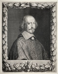 Kardinal Mazarin, 1656. by Robert Nanteuil