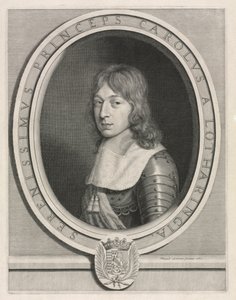 Charles V, Lorrain Dükü, 1660. by Robert Nanteuil