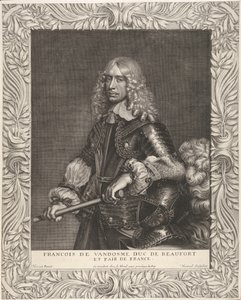 François de Vendôme, Beaufort Dükü, yak. 1649. by Robert Nanteuil