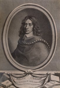 John Evelyn, İngiliz yazar, bahçıvan ve günlük yazarı, c1650 1894 by Robert Nanteuil