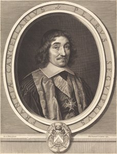 Şansölye Pierre Seguier by Robert Nanteuil after Charles Le Brun