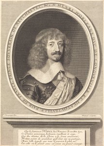 Orleans Henry II, Longueville Dükü by Robert Nanteuil after Philippe de Champaigne