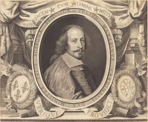 Kardinal Jules Mazarin by Robert Nanteuil after Pierre Mignard I