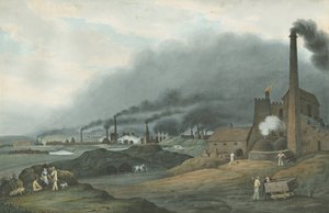 Bilston - Bradley Demir İşleri: sulu boya, 1837