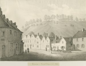 Kinver Kasabası: sepya çizimi, 1836
