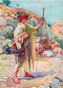 Çoban David (renkli taş baskı)