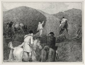 Avlanma sahnesi (lito) by Robert Polhill Bevan