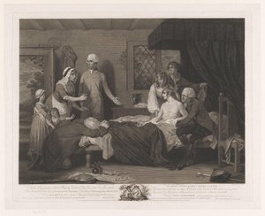 Boğulan adam yatağında bilgiye gelir Genç Adam yeniden hayata döndürüldü / Le meme Jeune-Homme rendu a la Vie (nesnedeki başlık) by Robert Pollard (I)
