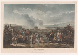 George III, birliklerini Blackheath