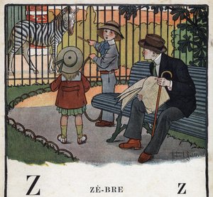 Çocuk kitabı “” Okuyacağım - Bir baba tarafından metodik ve eğlenceli alfabe””” 1926. Robert Salles