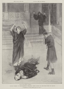 Julius Caesar, Majestelerinin Tiyatrosu'nda, Mark Antony, Sezar'ın Cesedi tarafından