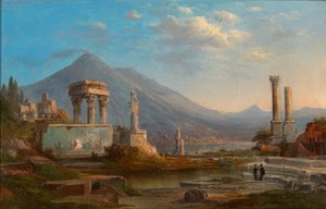 Vezüv ve Pompei, 1870.