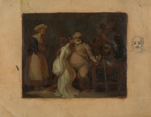 Yaban Domuzu Kafasındaki Falstaff by Robert Smirke