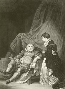 Henry VIII and Catherine Parr  by Robert Smirke
