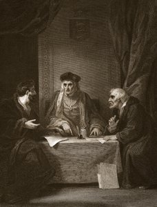 Henry VII, Empson und Dudley ile, Worthington tarafından oyulmuş, David Hume