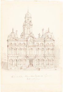 Belediye Binası, Place des Terreaux, Lyon by Robert Smirke