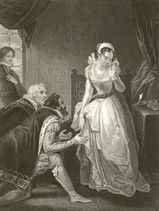 Leydi Jane Gray tacı reddediyor by Robert Smirke