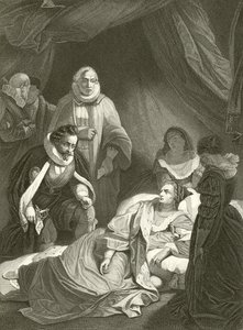 Last hours of Queen Elizabeth  by Robert Smirke