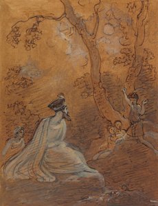 Oberon ve Puck by Robert Smirke