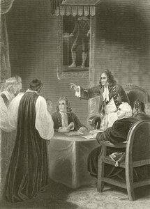 Privy Council 1688 önünde Piskoposlar by Robert Smirke