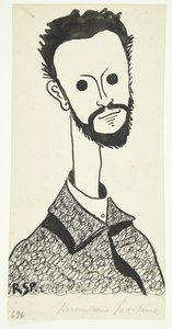 Ressam ve çömlekçi portresi Chr. Joachim (1870-1943) by Robert Storm Petersen