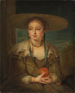 Pomone - Pomona, Tournieres, Robert (1667-1752). Tuval üzerine yağlıboya. Boyut : 78x64 cm. Ulusal Müze Stockholm
