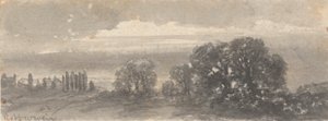 Manzara - Ağaçlar by Robert Walter Weir
