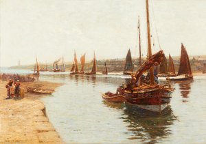 Ringa Balıkçılığından Geliş, Montrose (tuval üzerine yağlı boya)