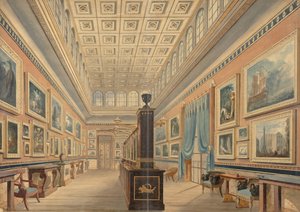 Flaman Resim Galerisi, Thomas Hope Malikanesi, Düşes Sokağı, Portland Place, 1830-51. by Robert William Billings