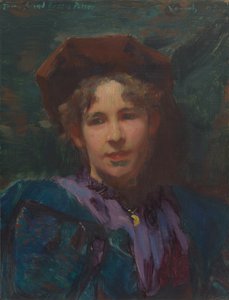 Bessie Potter Vonnoh, 1895. by Robert William Vonnoh