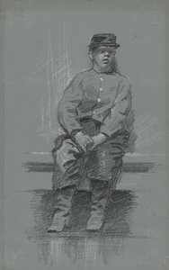 The Cadet, c.1895 (gri tablet üzerinde grafit)