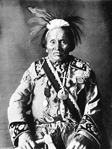 Bir Iroquois şefi, 1912