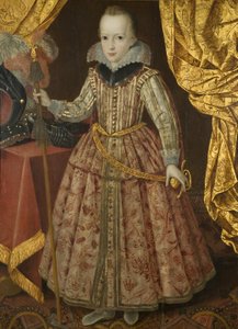 Charles I (1600-49), York Dükü, c.1605 (tuval üzerine yağlı boya) by Robert the Elder Peake