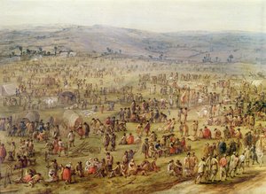 Askeri Kamp (bakır üzerine yağ) (341904 detayı) by Robert van den Hoecke