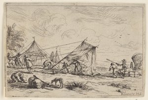 Çadır kurmak Farklı kamplar (dizi başlığı) by Robert van den Hoecke