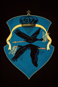 Crown And Crane, 2022 (dijital) by Roberta Murray