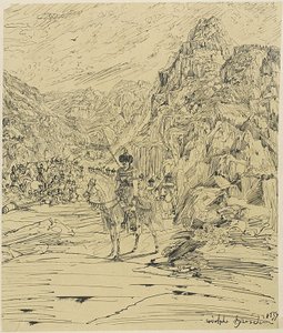 Dağlarda Savaş by Rodolphe Bresdin