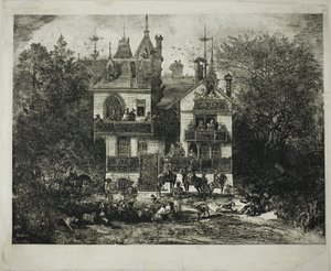 Av için Ayrılış by Rodolphe Bresdin