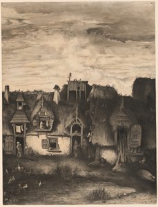 fantezi çiftlik evi by Rodolphe Bresdin