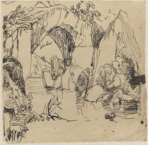 Manzara by Rodolphe Bresdin