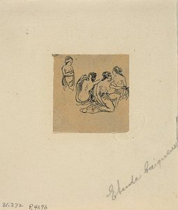 Yıkananların İncelenmesi by Rodolphe Bresdin