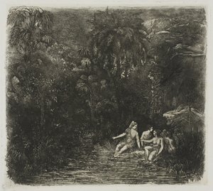 Avuç içi Altında Yıkananlar by Rodolphe Bresdin