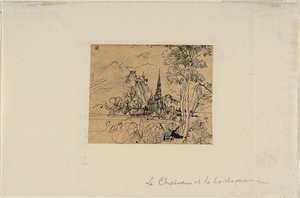 Şato ve Katedral by Rodolphe Bresdin