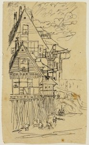 Kıyı Kenarı by Rodolphe Bresdin