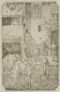 İyi Samiriyeli by Rodolphe Bresdin