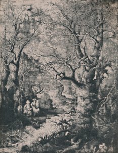 Kutsal Aile, 1855, 1946 by Rodolphe Bresdin