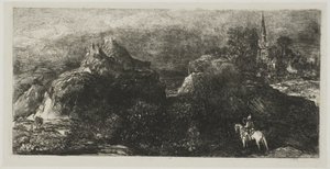 Şövalyenin Dönüşü by Rodolphe Bresdin