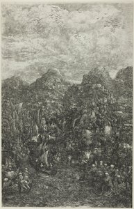 Balıkların Mucizevi Çekişi by Rodolphe Bresdin