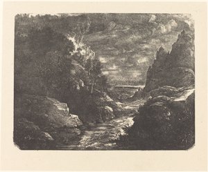 Boğazdaki Dere by Rodolphe Bresdin